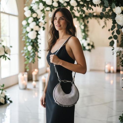 Fendigraphy Crystal FF Hobo Bag