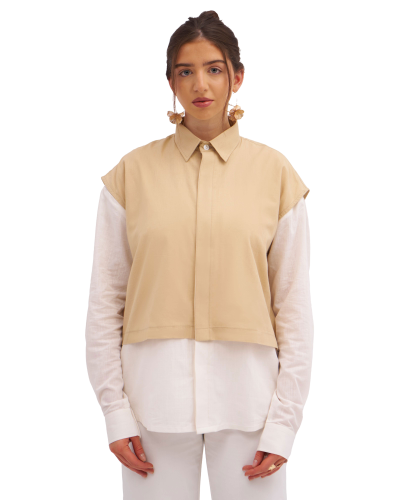 Beige Shirt