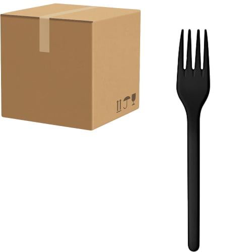 كرتون شوك بلاستك اسود 20*50 شوكة