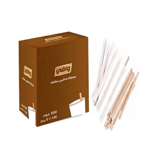 محراك خشبي مغلف وافي 500 عود