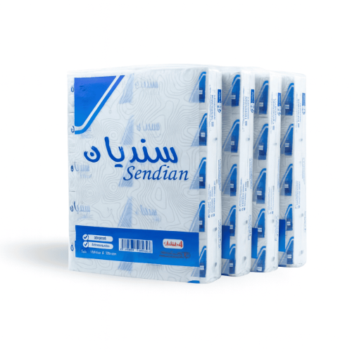 مناديل سنديان 10*600 منديل 4 طبقات مفرد