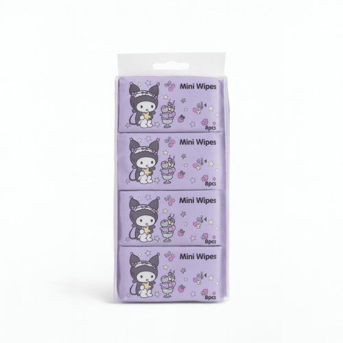 مناديل مبللة صغيرة كرومي 8 حبات