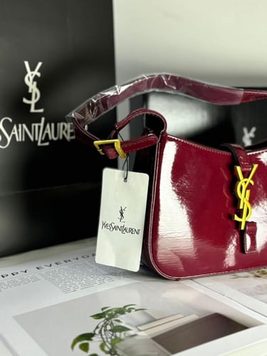 شنطة كتف نسائية أنيقة باللون الأحمر – حقيبة نسائية...