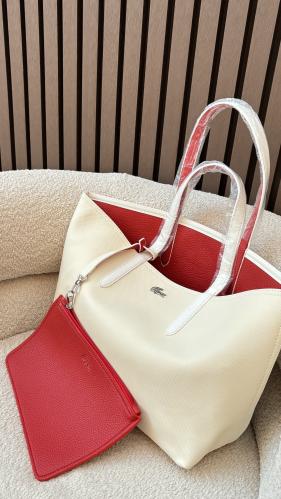 شنطة نسائية فاخرة مع محفظة – حقيبة يد وكتف كبيرة ب...