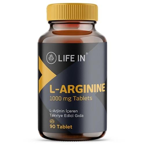 L-Arginine 1000 mg من LIFE IN – مكمل الأرجنين لدعم...
