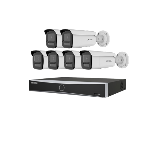 كاميرات مراقبة 8 ميجا IP 4K – باقة عدد 6