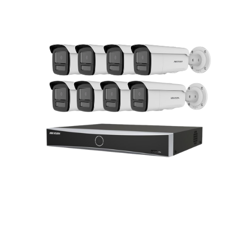 كاميرات مراقبة 8 ميجا IP 4K – باقة عدد 8