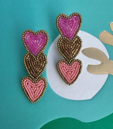 حلق قلوب متوفر بعدة الوان