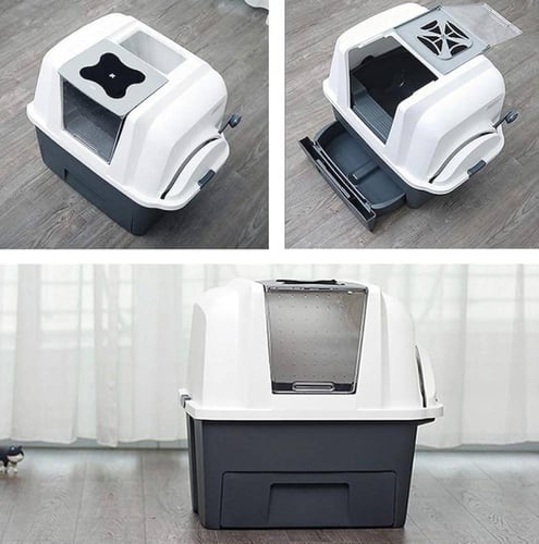 كات ات صندوق رمل ذكي سهل التنظيف