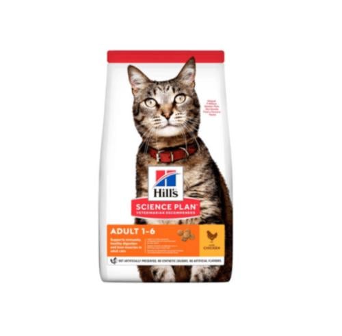 اكل جاف هيلز للقطط البالغة من عمر سنه حتى 6