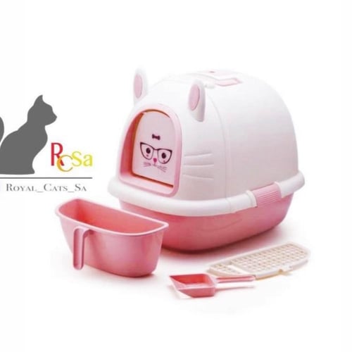 لتر مغلق على شكل القط