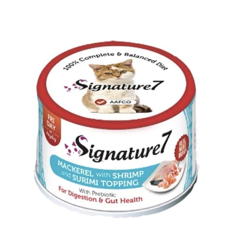 سيقنتشر 7 معلبات رطبة للقطط البالغة متعدد النكهات...