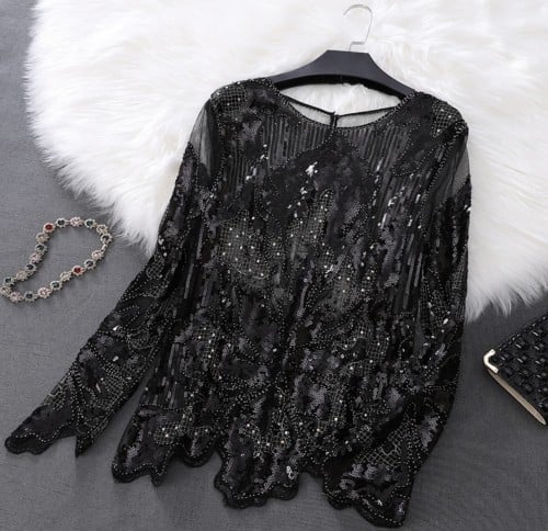 بلوزة مطرزة شك