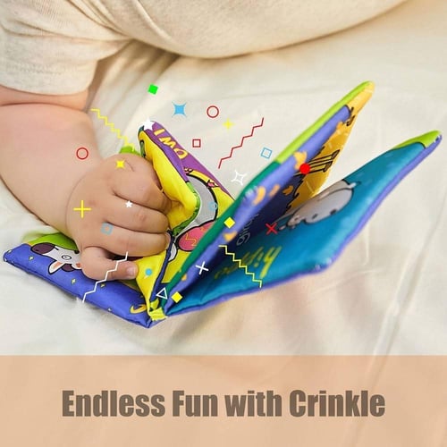 مجموعة من 7 كتب قماشية للتعليم المبكر للاطفال