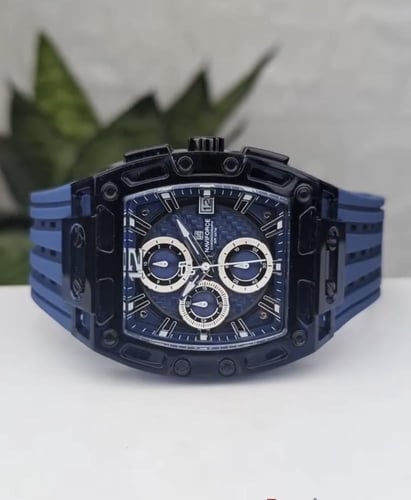ساعة طراز هوبلت من NAVIFORCE كحلي