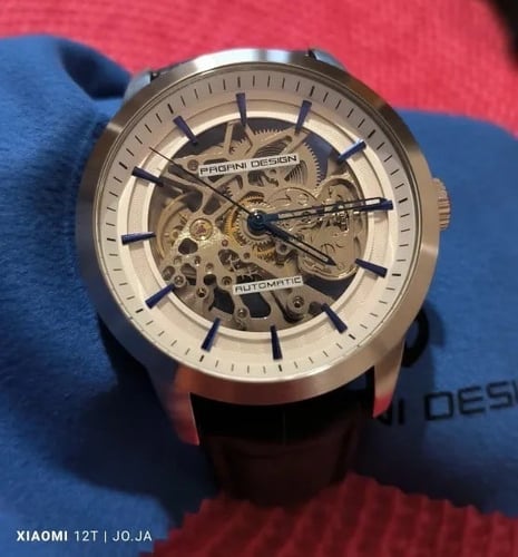ساعة جلدية أوتماتيك من PAGANI DESIGN
