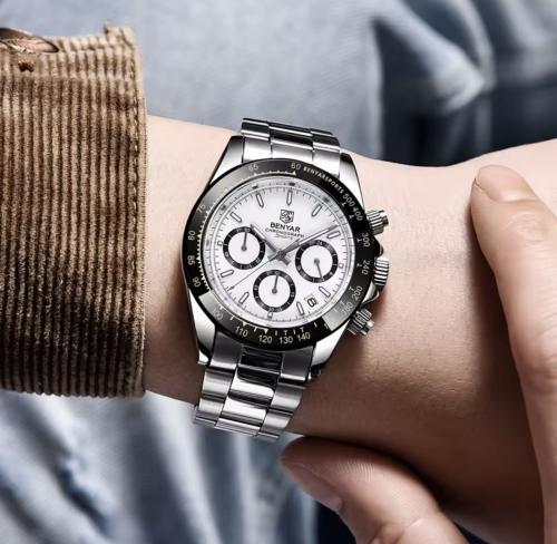 ساعة رولكس دايتونا وايت من صناعة بنيار