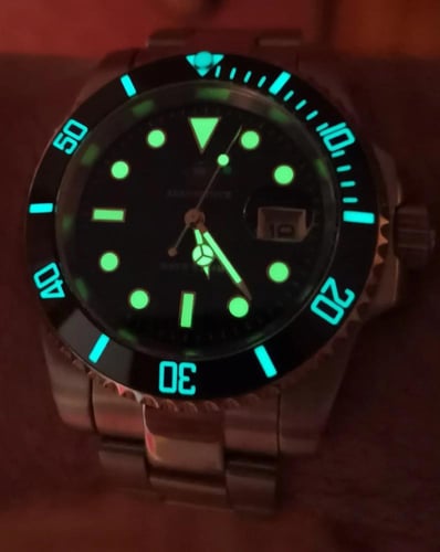 ساعة رولكس بلاك من ADDIESDIVE