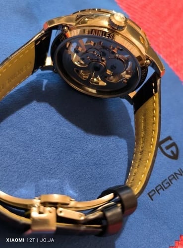 ساعة جلدية أوتماتيك من PAGANI DESIGN