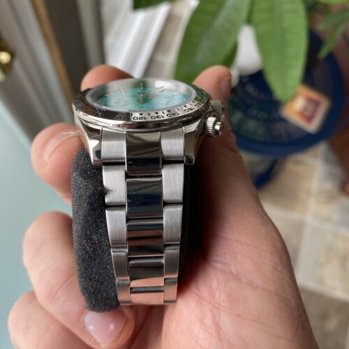 ساعة رولكس كوارتز من PAGANI DESIGN اللون سماوي