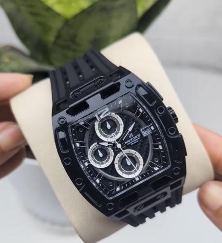 ساعة طراز هوبلت من NAVIFORCE أسود