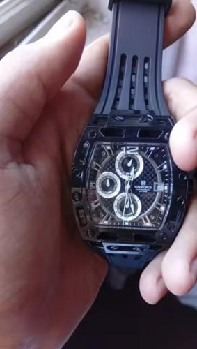 ساعة طراز هوبلت من NAVIFORCE كحلي