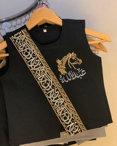 سديري ولادي مع تطريز الاسم