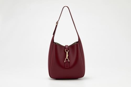حقيبة دلو | Bucket Bag لون برغندي