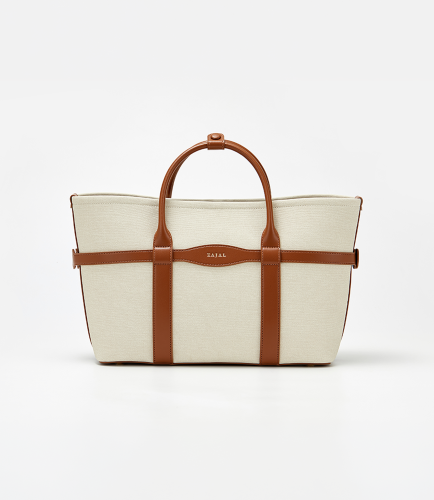 حقيبة التوت | Tote Bag لون كريمي