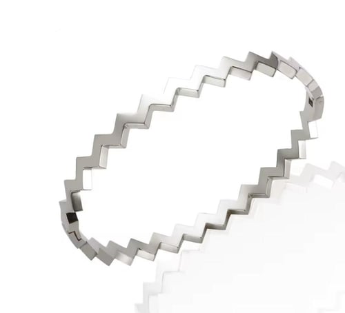 إسورة شكل هندسي silver