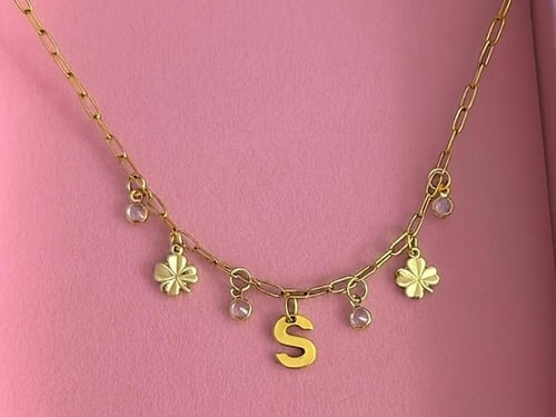 Rosesمطلية ذهب عيار18