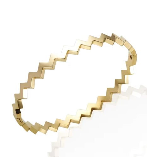 إسورة شكل هندسي gold