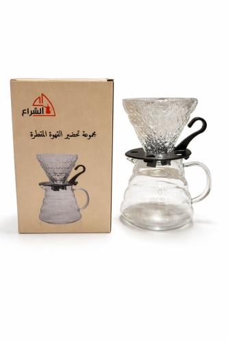 طقم تحضير القهوة المقطرة V60 من الشراع