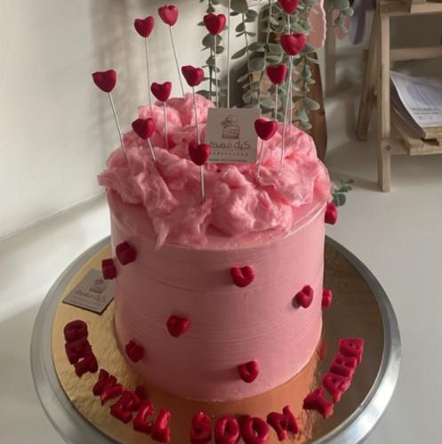 كيك 6 انش طبقتين