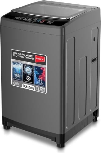 غسالة أوتوماتيك بتحميل علوي سعة 10 كيلوجرام مع 10...