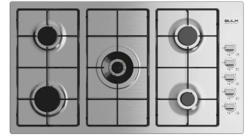 سطح بلت ان غاز إيطالي 90 سم بلم