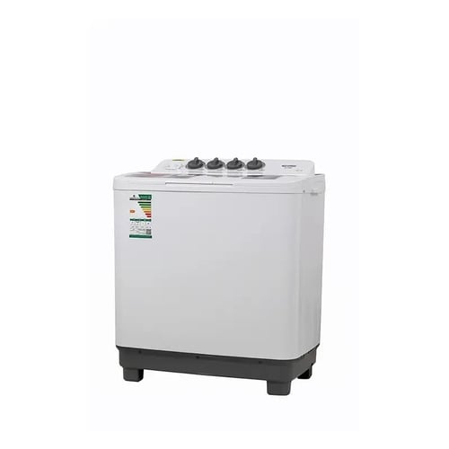 جنرال سوبريم, غسالة نصف أوتوماتيك حوضين 8 كجم ,ابي...