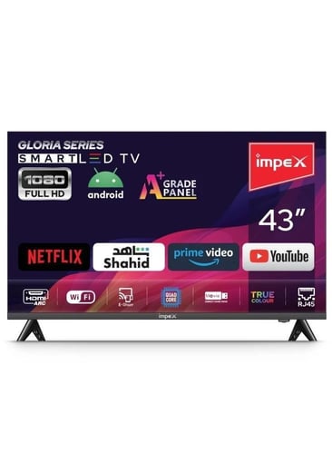 شاشة امبكس جلوريا 43 بوصة 14 سمارت GLOREA SMART43