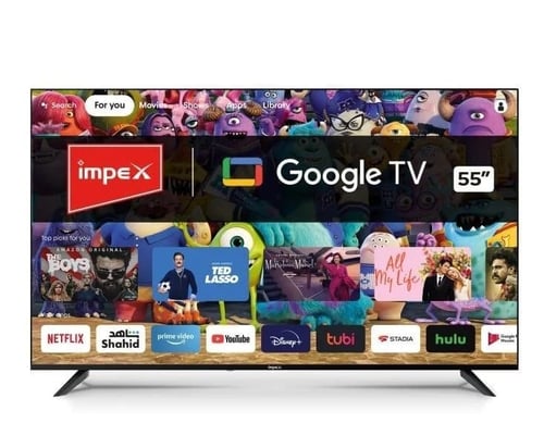 شاشة امبيكس 55 بوصة كيولد QLED - نظام قوقل - معدل...