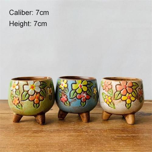 Small flower pot with simple Korean design