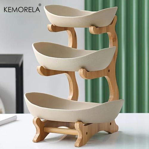Multi-layer serving tray with modern design