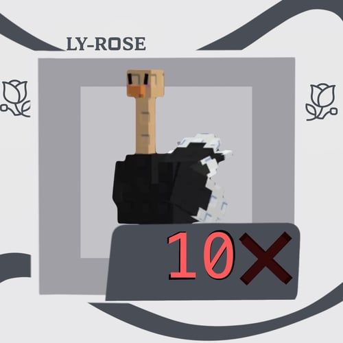 النعامه /10 حبات/Ostrich // ماب المزرعة -grow a ga...