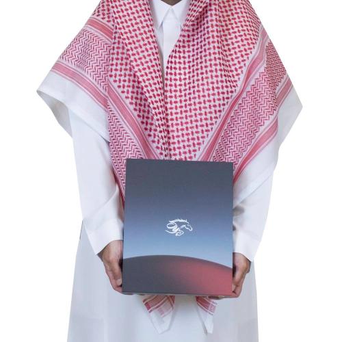 شماغ اليشمك رويال بلاس احمر Y47