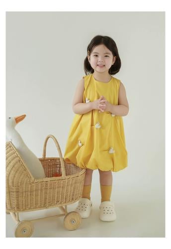 فستان بطه اصفر