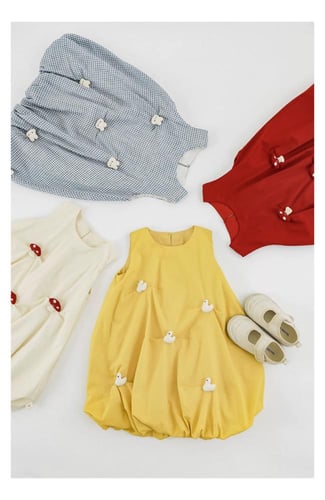 فستان أرنب مربعات