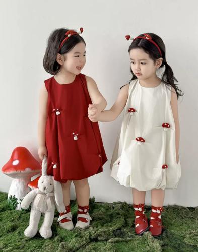 فستان احمر ماشروم