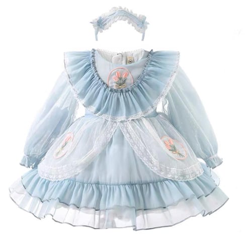 فستان اميرات سماوي