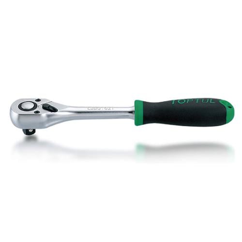 TOPTUL 1/4" Drive Reversible Ratchet Handle with Q...