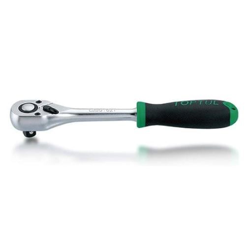 TOPTUL 3/8" Drive Reversible Ratchet Handle with Q...