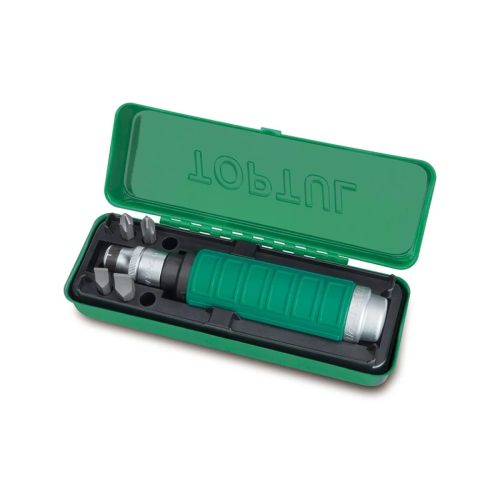 TOPTUL 6PCS 1/2" Drive Impact Driver Set with Meta...